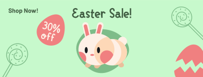 Blessed Easter Sale Facebook cover Image Preview