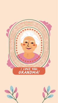 Greeting Grandmother Frame Facebook story Image Preview