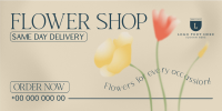 Flower Shop Delivery Twitter post Image Preview