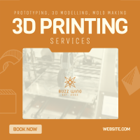 3D Printing Corporate Instagram Post Image Preview