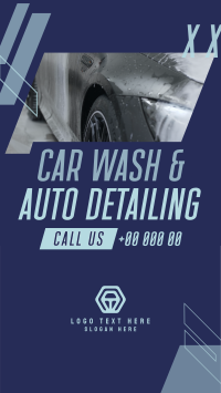 Car Wash Auto detailing Service Instagram Reel Design