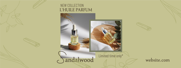 Natural Oil Perfume Facebook Cover Design Image Preview