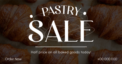 Pastry Sale Today Facebook ad Image Preview