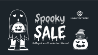 Halloween Discount Facebook Event Cover Design