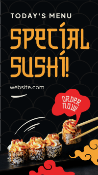 Special Sushi TikTok Video Design