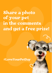 Cute Pet Lover Giveaway Flyer Image Preview