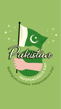 Raise Pakistan Flag Facebook Story Image Preview