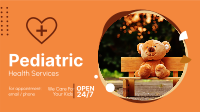 Pediatric Health Services Facebook Event Cover Design