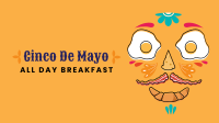 Cinco De Mayo Breakfast Facebook Event Cover Design
