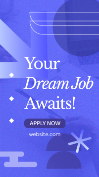 Apply your Dream Job Instagram Story Design