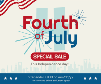 Fourth of July Promo Facebook post Image Preview