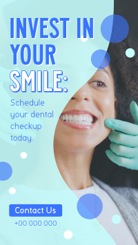 Dental Health Checkup Instagram reel Image Preview