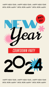 Countdown to New Year Instagram Story Design