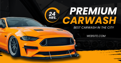 Premium Carwash Facebook ad Image Preview
