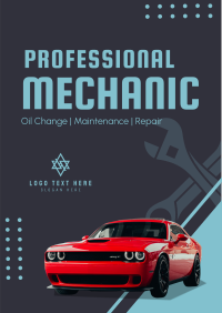 Professional Mechanic Flyer Image Preview