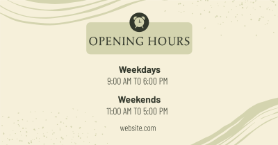 New Opening Hours Facebook ad Image Preview