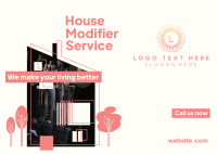 House Modifier Postcard Design