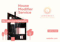 House Modifier Postcard Image Preview