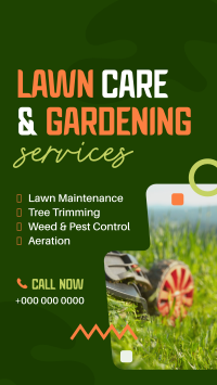 Lawn Care & Gardening Instagram Story Design