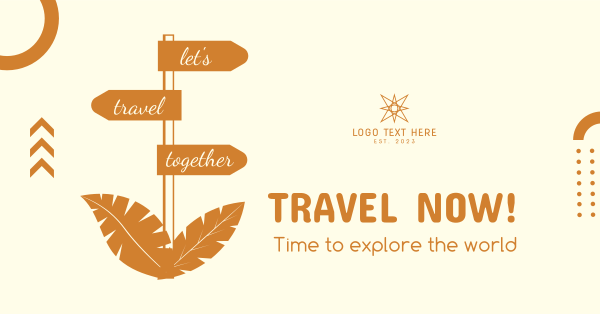 Lets Travel Together Facebook Ad Design Image Preview