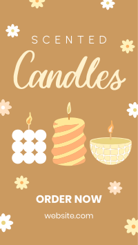 Sweet Scent Candles Facebook Story Design