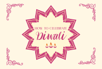 Ornamental Diwali Celebration Pinterest Cover Image Preview