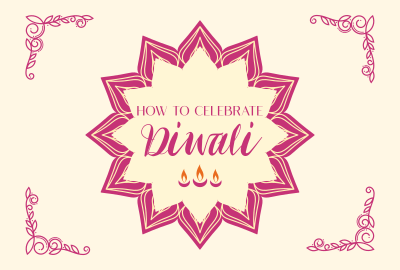 Ornamental Diwali Celebration Pinterest board cover