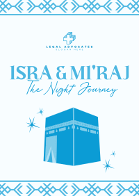 Isra and Mi'raj Poster Design