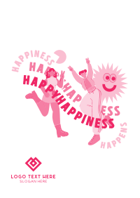 Happy Moments Poster Design