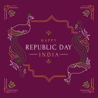Republic Day India Linkedin Post Image Preview