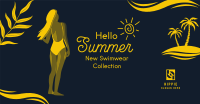 Hello Summer Scenery Facebook Ad Design