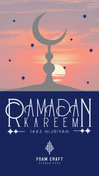 Unique Minimalist Ramadan YouTube short Image Preview