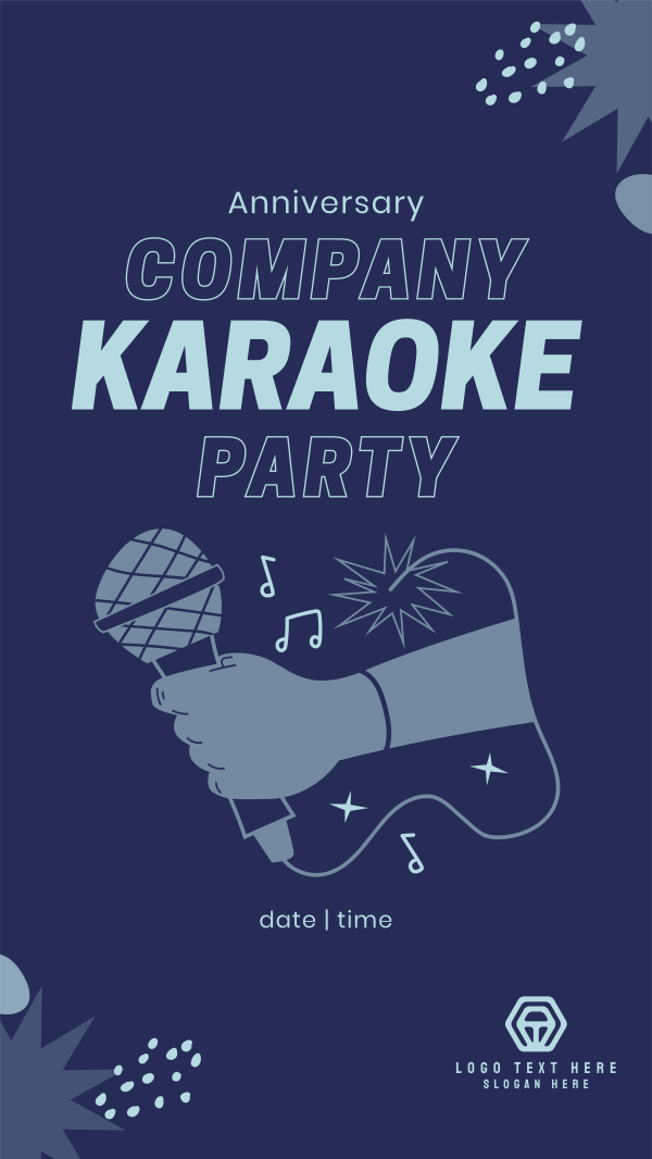 Company Karaoke Instagram Story Design Image Preview