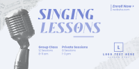 Singing Lessons Twitter post Image Preview
