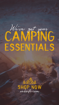 Camping Gear Essentials Instagram reel Image Preview