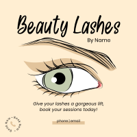 Beauty Lashes Instagram post Image Preview