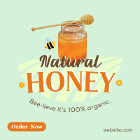 Bee-lieve Honey Instagram Post Design