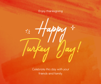 Paint Texture Thanksgiving Facebook post Image Preview