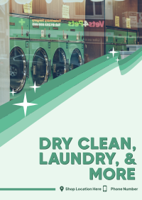 Dry Clean & Laundry Flyer Design