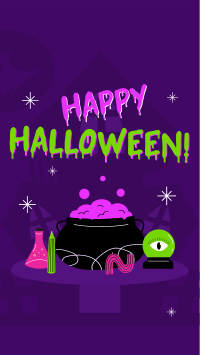 Dripping Halloween Potions TikTok Video Image Preview