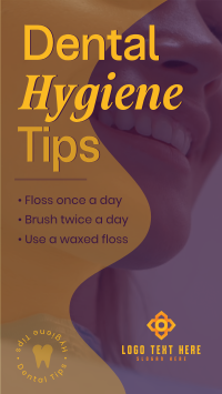 Dental Hygiene Tips TikTok Video Preview