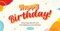Lucky Birthday Facebook Ad Design