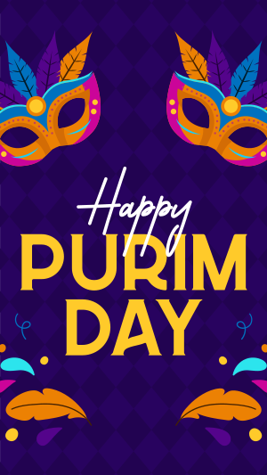 Purim Day Event Facebook story Image Preview