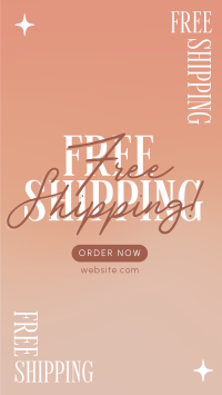Dainty and Simple Shipping Facebook Story Design
