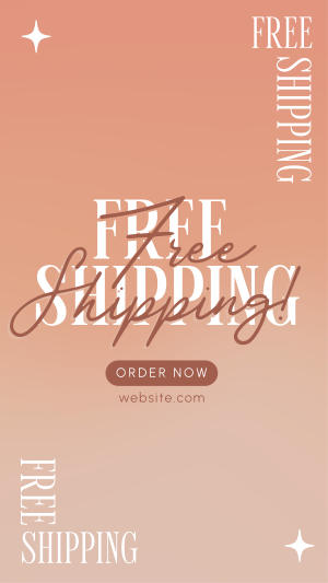 Dainty and Simple Shipping Facebook story Image Preview