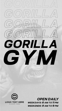Ape Gym Instagram Story Design