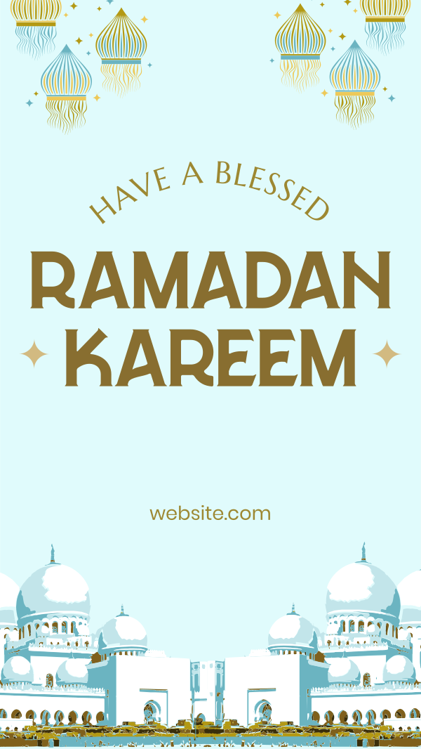 Ramadan Kareem Instagram Story Design Image Preview