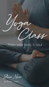 Join Yoga Class Instagram story Image Preview