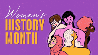 Women's History Month March Facebook Event Cover Design