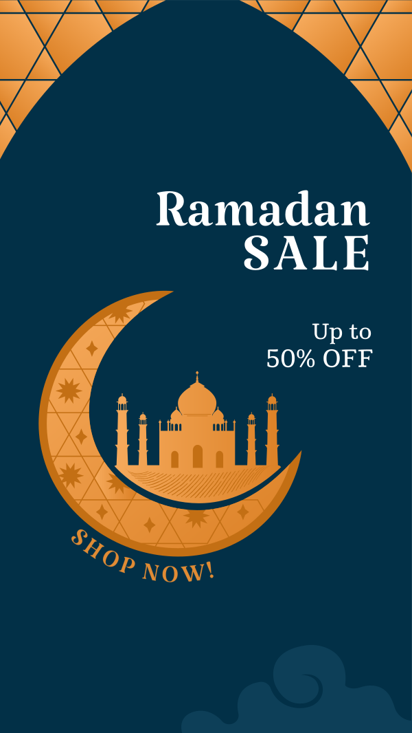 Ramadan Moon Discount Instagram Story Design Image Preview